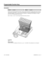 Page 460Programmable Function Keys
Description
 124i Available. 384i Available.
Each keyset has Programmable Function Keys.  Programmable Function Keys simplify placing calls, answering
calls and using certain features.  You can customize the function of a keyset’s programmable keys from your ad-
ministration telephone, or the extension user can do it themselves.  Depending on your telephone, you either
have 16, 24 or 32 Programmable Function Keys. 
Refer to Tables 1-4 and 1-5 for the Programmable Function Key...