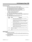 Page 571Programming (Cont’d)
➣
0414 - System Timers (Part 2), Item 6: TMS Report Wait Time
Calls ringing an ACD Group longer than this interval are marked as LONG WAIT calls in TMS Report
Section 2 (Trunk Calls Sorted by Trunk). The range is 1-64800 seconds.
➣0417 - Traffic Management Report Setup, Item 1: TMS Printer Output Port
Enter the DCI Software Port (1-144, 145-288) to which the TMS printer is connected.
➣0417 - Traffic Management Report Setup, Item 2: TMS Print Range
Specify which extensions and trunks...