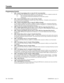 Page 576Programming (Cont’d)
➣
0401 - Tenant Group Options (Part A), Item 18: SLT Answering Mode
For a busy single line (500/2500 type) telephones, set the mode used to answer a camped-on trunk call:
0 =  Press and release hookswitch to pick up waiting call
1 = Press and release hookswitch and dial Service Code 894 to answer
waiting call
➣0401 - Tenant Group Options (Part A), Item 19: Busy Transfer
Prevent (0) or allow (1) extensions to transfer calls to busy extensions.  If disabled, calls transferred to
busy...