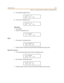 Page 125Cal l Forw ar d3-55
Chapt er 3 - Key Station Featu res , Opera tion , an d Programmin g
13. Pre ss [del], the d isp lay shows :
1 4. Pre ss [se t], t he dis pla y sh ows:
Opera tion
1. Press [FEAT ].
2. Dial [2]. T he dis play s hows:
Bu sy
1 . Pr es s [ busy] . T he d is pla y shows :
2 . Di al th e s ta ti o n nu m ber wh er e c a ll s w il l be fo r war ded, th en pre ss [sav e].
Bu sy / No An sw er
1. For more forwa rd options pres s [ next]. The display shows:
2 . Pr es s [ bsy/na ]. T he dis pla y...