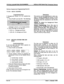 Page 152SYSTEM PARAMETERS PROGRAMMING h&kite 4096 Hybrid Key Telephone System 
System Parameters Programming (Cont’dl 
710.26 MUSIC CEANXEL 
Progx ’ .< Steps 
If Background Music is to be enabled/dis- 
abled: 
a Press FLASH and dial (271. ?he following 
message is shown on the display phone: 
b. Enter one digit on the dial pad. 
l LED on = Background Music 
l LED off = No Background Music 
710.27 -ING 
SYSTEM TIME’ AND 
DATE 
ProgrB Steps 
To set the time and date which appears on 
display Key Telephones: 
a....