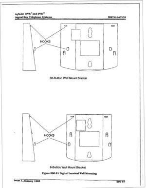 Page 231I 
33-Button Wafl Mount Bracket 
lf3 
cl 
- 
L 
c 
0 
- 
- 
1 !i3 
- 
-L 
c 
8-Button Wall Mount Bracket  