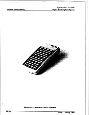 Page 51r 
ir#idte DVX’ and DVX” 
D&.&al Key Telephone Spstcms 
(! 
Q; 
Ngum 200-18 48-Button Dss/DLs con6ok 
200-24 
Issue 1, Jaaaarp m93  