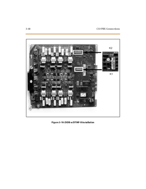 Page 1513-48 CO/ PBX Conne ctions
Fi g u r e 3- 19 : D I D B w /D T MF- B In s ta ll at i on 