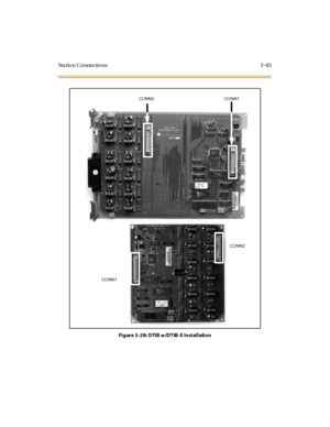 Page 186Sta tion Connections 3 -83
Figure 3-28: DTIB w/DTIB-E Installation 