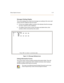 Page 61Menu Option Screens 1-57
Messages Waiting Display
This screen displays how many new messages are waiting in the voice mail 
system and the mailboxes that own them.
†If a line has multiple mailbox numbers, this indicates that the message 
has been copied to other mailboxes.
†As mailbox owners listen to their messages and delete them, their 
numbers will be removed from the screen.
Figure 1-21: Messages Waiting Screen
Debug Information Screen
This screen shows various trouble-shooting information fields....