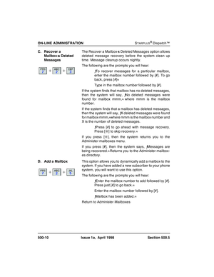 Page 120
21/,1($0,1,675$7,21STARPLUSŠDispatch™
 ,VVXHD $SULO 6HFWLRQ & 5HFRYHUD
0DLOER[