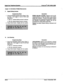 Page 204PAGE ‘VI” STATION AlTRIBUTES (Cont’d) 
F. Speed Dialing Access 
Programming Steps 
1. Press the SPEED flexible button (Page A, But- 
ton #6). It will toggle on and off with each 
depression. 
0 LED on = Speed Dialing access is allowed 
l LED off= Speed Dialing access is denied 
2. Press HOLD button. Display will now update. 
G. Line Queuing 
Programming Steps Description 
1. Press the QUEUING flexible button (Page A, 
Button #7). It will toggle on and off with each 
depression. 
l LED on = Queuing is...