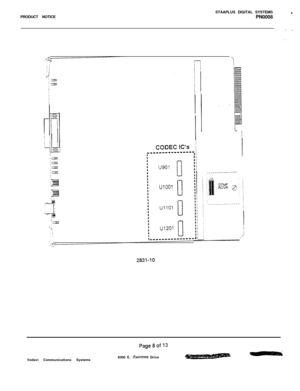 Page 504PRODUCT NOTICESTAAPLUS DIGITAL SYSTEMS
PN0008 -
Ll901
0
UlOOl
II
UllOl 1
c
u1201
0
____--_______---
Page8of138300 E. 
Raintree Drive
Vodavi Communications Systems 