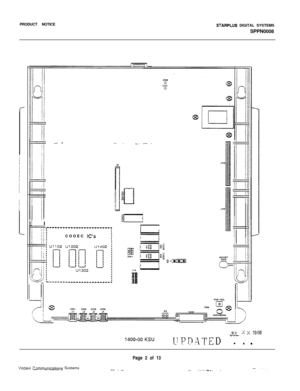 Page 532PRODUCT NOTICESTARPLUS DIGITAL SYSTEMS
SPPN0008
JIIIr”““““‘-“‘--‘---‘--I8
COOEC 
IC’s:II
g-7Page 2 of 13
Vodavi Csmmunications Svstems_.. . . . a ,- -_, 