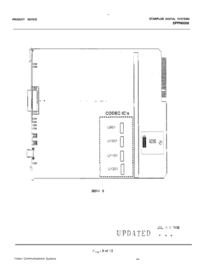 Page 538PRODUCT NOTICE-.
STARPLUS DIGITAL SYSTEMS
SPPN0008
- *
I
I
:u1201I
I02831-l 0
‘,..- -8ofl3. -=-
‘/odavI Communicarlons Systems--. 