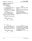 Page 343AUTOMATlC CALL DISTRIBUTION (ACD)
STARPLUS @ SPD 4896Digital Key Telephone System
AUTOMATlC CALL DISTRIBUTION (Cont’d)
ACD EVENT TRACE (Cont’d)
B.Trace Port Assignment
Programming Steps
1.Press the ACD PRINT PORT flexible button
(Button 
#2) to determine which port is to be
used for the ACD Event Trace.
2.Enter a one-digit number for the ACD Event
Trace Port number:
- [l] = Port #I (CPU “On-Board” RS232C)(Future Use)
- [2] = Port #2 (“On-Board” Modem)
- [3] = Port #3 (Backplane RS-232C)
- [4] = Port #4...