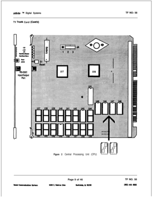 Page 127infinite rm Digital SystemsTF NO: 58
Tl Tnrnk Card (Cortt’d)
Figure 2 
Central Processing Unit (CPU)Page 9 of 46TF NO. 58
mLRiaRfwolivelkdtd&R65260WQ)W~ 