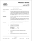 Page 118Lxx!i
VO13AVlPRODUCT NOTICE
PNOOI 5
infinite Digital SystemsUPDATED: August 
2,1995AFFECTED PRODUCTS:
SYMPTOM:CONDITIONS:
PROCEDURE:
1.
2.
3.
-
4.
5.
Station ID Lock FeatureFeature Package 3 
SAY versions 3.1 F and above.
A new feature has been added that allows station ID to be “locked” into memory.
This feature is designed to prevent the loss of station programming that results whena different station type is plugged into a port already designated as another station
type. Example: Station 101 is a 33...