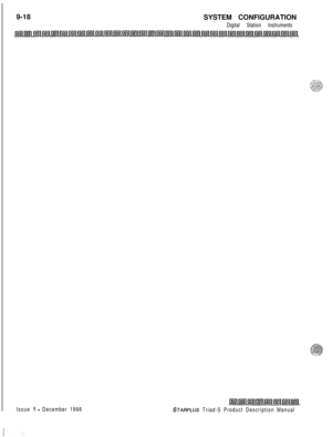 Page 2529-18
SYSTEM CONFIGURATIONDigital Station Instruments
Issue 
I - December 1998STARPLUS Triad-S Product Description Manual 