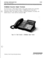 Page 249SYSTEM CONFIGURATION
Digital Station Instruments
12-Button Executive Digital Terminals
The Triad-S Executive 12-Button Digital Terminals are fully modular instruments with 11 fixed feature
buttons and 12 buttons that can be flexibly assigned as 
CO/PBX/Centrex lines, Station DSS, or
feature/function buttons. This telephone also features an integrated speakerphone, call announce with
handsfree intercom, a volume control bar, and long life 
LEDs.
Figure 9-3: Triad-S Executive (la-Button) Digital Terminal...