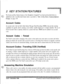 Page 27g;3;The System and Key Station features of the STARPLUS Triad-??‘“I are listed and described below in
%:-;alphabetical order. An abbreviated feature index is provided in Table 2-2:Key Station Features/Sojware
Packages on page 2-58.
Account Codes
An account code is the last field within Station Message Detail Recording (SMDR), that provides tracking
capabilities for specific calls by entering a non-verified, variable length (up to 12 digits) identifier. The use of
forced Account Codes is optional, offered...