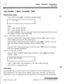 Page 4962-74System Parameters Programming
Hunt Groups
Local Number / Name Translation Table
Programming StepsIPress FLASH and dial 
[55]. The following message displays:
s - xxx #?Y# ,Where:
XXX = Table Number 600-799
### = Route Number 000-199
2The ROUTE NUMBER LED is lit. Enter the 3-digit Route Number (000-199) from what
was entered in program code, FLASH 
[43].
To erase a current phone number and name entry:
IPress the CLEAR ENTRY flexible button (FLASH 55, button #4) to clear an entire
phone number and name...