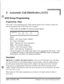 Page 567c
.$-$;t$
“.“’ ACD Group Programming
Programming Steps
If the system is in the programming mode, continue using the program codes. If starting to program here,
enter the programming mode. If ACD Groups must be assigned:
1Press FLASH and dial [60]. The following message displays:
ACDSXXA ALT OVR ANSUPAAA BBB CCCC DDD
Where:
[5Xx] = ACD Group Number (550457)
[A] = Page A Parameters
[AAA] = Alternate ACD Group Assignment
[BBB] = ACD Overflow Assignment
[CCCC] = ACD Announcement Tables
[DDD] = ACD Supervisor...