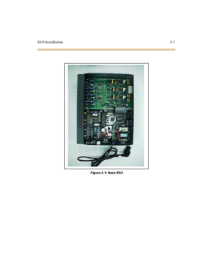 Page 24KSU Installation 2-7
Figure 2-1: Basic KSU 