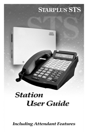 Page 1Station
      User Guide
Including Attendant Features  