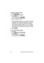 Page 3124 Avanti 3020 and Avanti 3015D sets
To program a DND message
1. Press [FEATURE]
.
2. Press [SPEED DIAL/PROG]
.
3. Press [DND] 
or 
On the Avanti 3020, 
{DND MSG}
On the Avanti 3015D, {DND MG}.
4. Enter a message number, 
or, 
Press [LO  HI]
 repeatedly to scroll through the available 
messages (see the DND Messages table at the end of 
this guide for a complete list of available messages).
If the message includes asterisks (*), you may edit the 
message by pressing the desired digits on the dialpad....