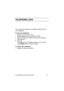 Page 44Avanti 3020 and Avanti 3015D sets 37
TELEPHONE LOCK
You can prevent people from making outside calls from 
your telephone.
To lock your telephone
1. Dial the LOCK access code.
Display telephones show 
ENTER CODE:
2. Dial your Executive Credit Code (see your System 
Administrator).
3. Hang up.
The telephone lock dialing restrictions are in effect. 
The [LOCK]
 button, if defined, lights.
To unlock your telephone
• Repeat the above procedure.
3020&3015D.txt.book  Page 37  Tuesday, August 3, 1999  1:14 PM 