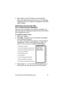 Page 25Avanti 3020 and 3015D telephone sets 19
4. Dial 4 digits to enter the delivery time and dial [*]
. 
When the selected date and time arrive, the messa
ge 
disappears from your mailbox and appears at the desti-
nation mailbox.
MODIFYING THE DATE AND TIME 
OF A FUTURE DELIVERY MESSAGE
After you have recorded a future delivery messa
ge, you 
have the option of modifyin
g the date and the time at which 
the messa
ge will be sent.
To modify the date or time
1. Enter your mailbox.
2. Select [8] 
-- To receive...