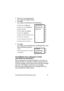 Page 33Avanti 3020 and 3015D telephone sets 27
2. Enter your current password; 
you receive the Mailbox Menu.
3. Press [4]
; 
you receive the MAILBOX OPTIONS Menu:
4. Press [9]
;
you receive the CONTINUOUS LISTENING Menu and 
have the followin
g options:
DETERMINING WHO A MESSAGE IS FROM 
AND WHEN YOU RECEIVED IT
Each messa
ge has an attached header, or time tag, con-
tainin
g the name or extension number of the person who 
sent the messa
ge, and the data and time that the message 
was sent. The header is in...