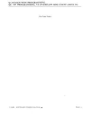 Page 540  WIDE 
QC- OP.    RING COUNT (ONYX IV)
 For   
 1-o 