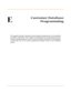 Page 537E
Customer Database
Programming
This appendix provides information about database programming. Use the detailed
procedures contained in other chapters and appendices for actual programming via
executive display telephone. Use the Customer Database Worksheets in this appendix
to help keep track of the system programming changes made for each individual
system. 