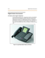 Page 3059-18 D ig ital St at io n Inst rument s
Digital Station Instruments
30-Button Elite Digital Telephone
The large dis play tele phone has 11 fixe d-f eature buttons and 30 f le xib le
but tons t hat can be as sig ned as CO /PBX/C ent re x l in es, St at i on DS S, or
fea tu r e /f u nc ti o n b u tt o ns. Thi s te le pho ne a lso fe atu re s a n i nte gr at ed
spe ake rp hone, call announce with hands free in te rcom, a volume co ntrol
bar, a 7-line by 16-character LCD with 10 softkeys, and long life...