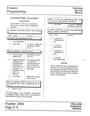 Page 57Feature 
Programming Technical 
Service 
Manpal 
. . . . . a . . . . . . . . . . . . . . . . . . . . . . . . . . . . . . . . . . . . . . . . . . . . . . . . . . . . . . . . . . . . . . . . . . . . . . . . . . . . . . . . . . . . . . . . . . . . . . . . . . . . . . . . . . . . . . . . . . . . .......................... 
. ..*. a . . . . . . . . . . . . . . . . . . . . . . . . . . . . . . . . . . . . . . . . . . . . . . . . . . . . . . . . . . . . . . . . . . . . . . . . . . . . . . . . . . . . . . . . . ....