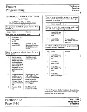 Page 49Feature Technical 
Programming 
Service 
Manual ,:, 
. . . . . . . . . . . . . . . . . . . . . . . . . . . . . . . . . . . . . . . . . . . . . . . . . . . . . . . . . . . . . . . . . . . . . . . . - . . . . . . . . . . . . . . . . . . . . . . . . . . . . . . . . . . . . . . . . . . . . . . . . . . . . . . . . . . . . . . . . . . . . . . . . . . . . . . . . . . . . . . . . . . . . . . . . . . . . . . . . . . . . 
..................................--................................................. . . . ....