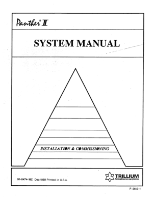 Page 217SYSTEM MANUAL ,,_/---- /--- 
_ -..- 
__. co. 
: 
/ EVSTALJATIQN & CQiMMISSItiNWiVG  
91-0474-1BZ Dee 1989 Printed in U.S.A. 
F-3612-1  