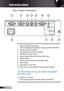 Page 8
8English

 Introduction

 Input / Output Connections
.  VGA-In/SCART Connector 
(PC Analog Signal/Component Video Input/HDTV/SCART) 
2.  S-Video Input Connector
3.  Composite Video Input Connector
4.  RS-232 Connector (3-pin)
5.  Audio Output Connector (3.5mm Mini Jack)
6.  Power Socket
7.  Audio Input Connector (3.5mm Mini Jack)
8.  Security Bar
9.  KensingtonTM Lock Port
0. VGA-Out Connector (Monitor Loop-through Output) 
VGA1- IN / SCARTS-VIDEOVIDEORS232
AUDIO-OUT
AUDIO-INVGA-OUTVGA2-...