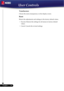 Page 2424English ...
Translucence
Choose the menu transparency on the display screen.
Reset
Return the adjustments and settings to the factory default values.
Execute: Returns the settings for all menus to factory default
values.
Cancel: Cancels the revised settings
User Controls 