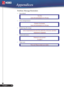 Page 34Appendices
Problem: Message Reminders
Fan failed: 
Over temperature:  
Replacing the lamp:
Password error :  
Time out:  
34
English ...
Appendices




 