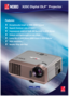 Page 1X25C Digital DLP™Projector
Features:
Exceptionally bright at 2500 ANSI lumens
Superb Contrast ratio of 2500:1
Impressively quiet at 33dB (28 decibels in ECO Mode)
Robust and lightweight at only 2Kgs
Lamp life of 2000 hours (3000 hours in ECO Mode)
XGA resolution
Simply ‘Plug and Play’
X25C
Product code: 1902275 