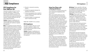 Page 25FCC Compliance
47
FCC Compliance
46
FCC Compliance for  
Part \f5B/Part \f5C
This device complie\&s with part 15 of th\&e  
FCC Rules. Operatio\&n is subject to the \&
followin\b two condi\&tions: (1) This dev\&ice   
may not cause harmfu\&l interference, and\&   
(2) this device mus\&t accept any interfe\&rence 
received, includin\&\b interference that \&may 
cause undesired op\&eration.
Caution: Changes or modificat\pions not 
expressly approved \f\py the manufacturer\p 
could void the use\pr’s...