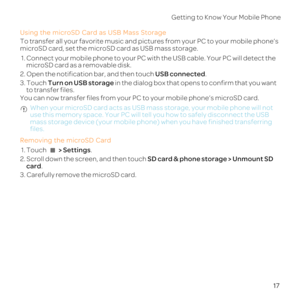 Page 2217
G
Using the microSD Cas U
To transfures from yo
microS
1. th the USB
microS
2.USB.
3. TT 
to t
Yo to When your ss storage, 
use t
mass st
files
R
1. T > Se.
2.SD car
ca.
3 