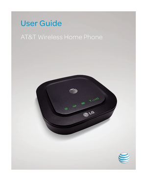 Page 1User Guide
AT&T Wireless Home Phone  