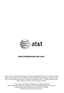 Page 36
The Bluetooth® word mark and logos are owned by Bluetooth SIG, Inc. and any use of such marks by Advanced American Telephones and its parent, VTech Holdings Limited, is under license. VTech Holdings Limited is a member of Bluetooth SIG, Inc. Other trademarks and trade names are those of their respective owners.
© 2011 Advanced American Telephones. All Rights Reserved. AT&T and the AT&T logo are trademarks of AT&T Intellectual Property licensed to  Advanced American Telephones, San Antonio, TX 78219....