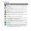 Page 240
40  Managing Your Device

System folder
IconDescription
About  This is where you can see basic information such as the Windows Mobile® version and type of processor used on your device. You can also specify a name for your device.
AT&T Software Updates  Check the AT&T server for a new software update.
Auto Volume Control  Automatically adjust the recording volume to an even level.
AGPS Settings  Turn AGPS on or off. AGPS uses data from an assistance server to cut down the time needed to determine...