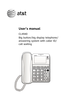 Page 1
User’s manual
CL4940
Big button/big display telephone/ 
answering system with caller ID/
call waiting 