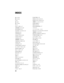 Page 41INDEX
+3,13-18
-3,13-18
718
3,13-18
AM14
AUDIO MODE4,17
a23,24,28
Auto Redial 19,24
Auto-Mute 4,16,29,31,32
Call Privacy 22
Call Waiting 25
Centrex 18,36,38,39
Centrex Service 3
Conference 30
C25,26,32
Conference Calls 25,26 
CONSOLE18
CONSOLE 4,39
Console phone 18,38,39
CSL DELAY RING4,18
Default settings 4,18
DELAY RING4,15
Delayed Ring 39
Dial mode 4,17
DND 22
N22
DND 3,5,22,30,34
DND light 22
Do Not Disturb 3,22,30,31,34
E3,13
EXTENSION NO4,14
Extension Number 2-6,30-32,34
F4,25
Flash 25
FLASH...