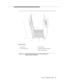 Page 78Issue 1  September 19955-5
Figure 5-2. Cable Routing Through Cable Slack Manager for 
Single Cabinet Installation 
452 1
3
1. Cable Clamp
2. Trunk Auxiliary Field3 . Swi tch  Ca b i ne t
4. Cabinet Trough for Port Cables
5. Spare Center Troughs
Figure Notes: 