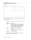 Page 103System Administrationbbbbbbbbbbbbbbbbbbbbbbbbbbbbbbbbbbbbbbbbbbbbbbbbbb
System Logs
This line is used to provide abbreviated help on the currently selected field.Maintenance
System LogsPage XXXX of XXXX
Time      Type     Process Description 
NXTDAY PRVDAY CANCEL REFRESHNXTPG PRVPG HELP
Screen 3-19.  System Logs
This screen displays up-to-the-minute information on system activity, including
errors.
Field Name Description
bbbbbbbbbbbbbbbbbbbbbbbbbbbbbbbbbbbbbbbbbbbbbbbbbbbbbbbbbbbbbbbbbbbbbbb...