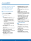 Page 119  
 
 
 
 
 
 
 
 
 
 
 
 
 
 
 
 
 
 
 
 
Accessibility
 
Accessibility services are special 
features that make using the 
device easier for those with 
certain physical disabilities. 
Note: You can download additional accessibility 
applications from the Google Play store. 
1.  From a Home screen, tap  Apps > 
Setting
 s > PERSONAL. 
2.   Tap Accessibilit

y for options: 
Vision 
•   Voice Assistant: Give spoken feedback aloud 
to help blind and low-vision users. 
- Voice Assistant can collect all of...