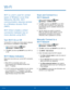 Page 88‑
  
  
 
 
 
 
   
  
 
 
 
 
   
  
 
 
 
 
 
 
 
Wi-Fi
 
Wi‑Fi is a term used for certain 
types of Wireless Local Area 
Networks (WLAN) . Wi‑Fi 
communication requires access 
to a Wireless Access Point 
(WAP) . 
Wi‑Fi Direct creates a direct 
connection between two or 
more devices using Wi‑Fi. 
Turn Wi-Fi On or O� 
Turning Wi-Fi on makes your device able to discover 
and connect to compatible in-range WAPs. 
1.  From a Home screen, tap  Apps > 
Settin
 gs > CONNECTIONS. 
2.	  Tap Wi-Fi,...